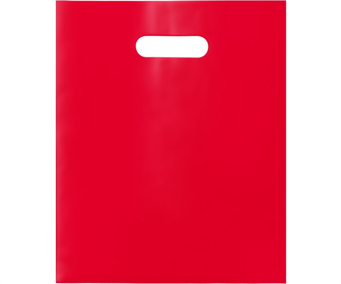 Пакет ПВД с Вашим логотипом 30х40 мм, красный, 70 мкр, печать 1+0 (односторонняя, одноцветная) 10198