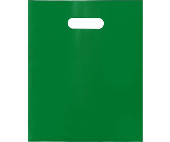 Пакет с Вашим логотипом ПВД 40х50 мм, зеленый, 70 мкр, печать 1+0 (односторонняя, одноцветная) 10282
