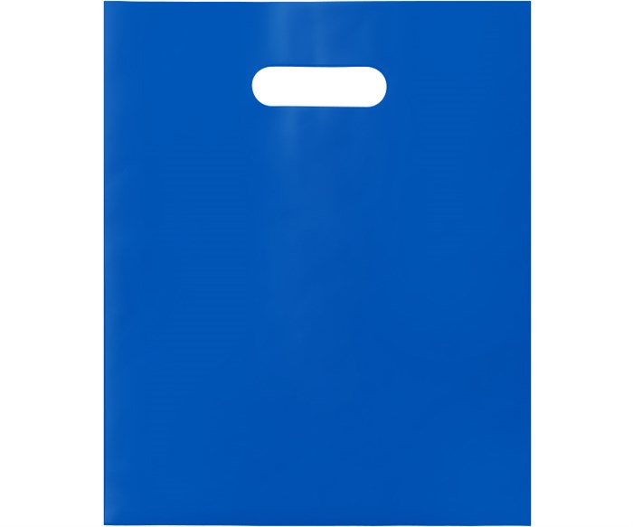 Пакет с Вашим логотипом ПВД 40х50 мм, синий, 70 мкр, печать 1+0 (односторонняя, одноцветная) 10290