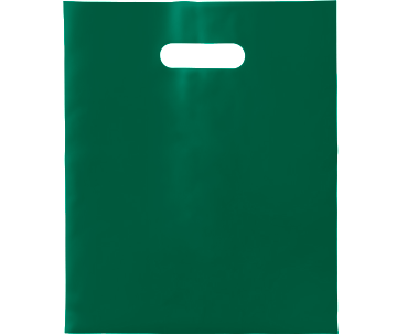 Пакет с Вашим логотипом ПВД 40х50 мм, темно-зеленый, 70 мкр, печать 1+0 (односторонняя, одноцветная) 10291