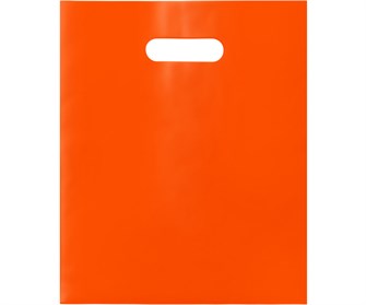 Пакет ПВД с Вашим логотипом 30х40 мм, оранжевый, 70 мкр, печать 1+0 (односторонняя, одноцветная) 10249