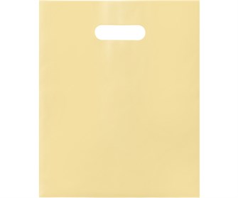 Пакет с Вашим логотипом ПВД 40х50 мм, бежевый, 70 мкр, печать 1+0 (односторонняя, одноцветная) 10288