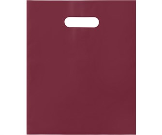 Пакет с Вашим логотипом ПВД 50х60 мм, бордовый, 70 мкр, печать 1+0 (односторонняя, одноцветная) 10296