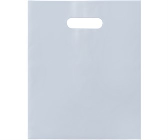 Пакет с Вашим логотипом ПВД 50х60 мм, серебро, 70 мкр, печать 1+0 (односторонняя, одноцветная) 10299