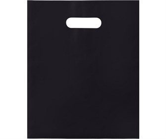 Пакет с Вашим логотипом ПВД 70х60 мм, черный, 70 мкр, печать 1+0 (односторонняя, одноцветная) 10304