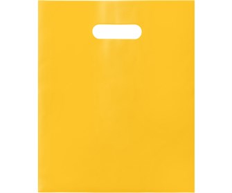 Пакет с Вашим логотипом ПВД 20х30 мм, желтый, 70 мкр, печать 1+0 (односторонняя, одноцветная) 10306