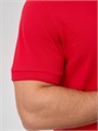 Рубашка поло с Вашим логотипом  с коротким рукавом красная 10385