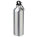 Бутылка - фляжка  спортивная алюминиевая 750 мл (серебро) с печатью изображения 10144